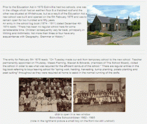 Edinvillie history website featuring the school Source: http://www.edinvillie.co.uk/History.html